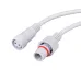 Соединительный кабель (2pin) герметичный (IP67) 2х1,0кв мм белый