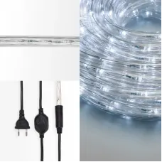 Дюралайт LED, фиксинг 2W, 24 LED/м, белый, 25 м