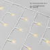 Гирлянда светодиодная Бахрома (Айсикл), 4,8х0,6м, 152 LED ТЕПЛЫЙ БЕЛЫЙ, белый ПВХ, IP65, постоянное свечение, 230В NEON-NIGHT нужен шнур питания 303-500-1