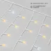 Гирлянда светодиодная Бахрома (Айсикл), 4,8х0,6м, 176 LED ТЕПЛЫЙ БЕЛЫЙ, белый ПВХ, IP65, эффект мерцания, 230В NEON-NIGHT (нужен шнур питания 303-500-1)