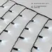 Гирлянда светодиодная Бахрома (Айсикл), 4,8х0,6м, 176 LED БЕЛЫЙ, черный ПВХ, IP65, эффект мерцания, 230В NEON-NIGHT (нужен шнур питания 303-500)