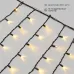 Гирлянда светодиодная Бахрома (Айсикл), 4,0х0,6м, 128 LED ТЕПЛЫЙ БЕЛЫЙ, черный КАУЧУК 3,3мм, IP67, постоянное свечение, 230В NEON-NIGHT (нужен шнур питания 315-