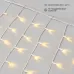 Гирлянда светодиодная Бахрома (Айсикл), 5,6x0,9м, 240 LED ТЕПЛЫЙ БЕЛЫЙ, белый КАУЧУК 3,3мм, IP67, постоянное свечение, 230В NEON-NIGHT нужен шнур питания 315-001