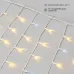 Гирлянда светодиодная Бахрома (Айсикл), 4,0х0,6м, 128 LED ТЕПЛЫЙ БЕЛЫЙ, белый КАУЧУК 3,3мм, IP67, эффект мерцания, 230В NEON-NIGHT (нужен шнур питания 315-001)