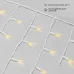 Гирлянда светодиодная Бахрома (Айсикл), 5х0,7м, 152 LED ТЕПЛЫЙ БЕЛЫЙ, белый КАУЧУК 2,3мм, IP67, постоянное свечение, 230В NEON-NIGHT (нужен шнур питания 315-001)