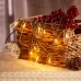 Гирлянда светодиодная баночки 1,5 м, 10 LED, прозрачный ПВХ, свечение теплый белый, 2 х АА батарейки не в комплекте