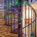 Гирлянда Твинкл-Лайт 20 м, темно-зеленый ПВХ, 160 LED, мультиколор