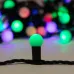 Гирлянда Мультишарики 17,5мм, 20 м, 200 LED RGB, черный ПВХ, IP65, быстрая смена цвета, 230В соединяется NEON-NIGHT (нужен шнур питания 303-500)