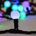 Гирлянда Мультишарики 23 мм, 10 м, 80 LED RGB, черный Каучук, IP65, быстрая смена цвета, 230В соединяется NEON-NIGHT (нужен шнур питания 315-000)