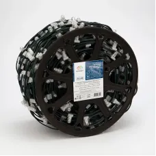 Гирлянда LED ClipLight 12V шаг 150 мм, цвет диодов БЕЛЫЙ, бухта 100 м