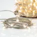 Гирлянда LED клип-лайт 12 V, прозрачный ПВХ, 150 мм, диодов тёплый белый, Flashing белый