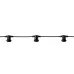 Гирлянда Белт-Лайт 2 жилы, 50м, шаг 40см, 125 патронов E27, IP65, черный круглый провод ПВХ