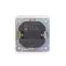 Розетка ROUND одинарная с/з скрытой установки з/ш 16А с USB A+C быстрой зарядки 5В/3А механизм перламутр