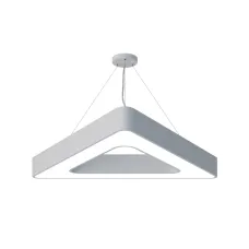 Светильник LED ЭРА Geometria SPO-154-W-40K-042 Delta 42Вт 4000К 3500Лм IP40 800*800*80 белый подвесной