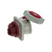 CA1124 INPIN Розетка встраиваемая 63A/400V/3P+E/IP67, фланец 100x107