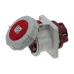 CA1128 INPIN Розетка встраиваемая 63A/400V/3P+N+E/IP67, фланец 100x107