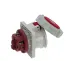 CA1128 INPIN Розетка встраиваемая 63A/400V/3P+N+E/IP67, фланец 100x107
