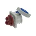 CA1264 INPIN Розетка встраиваемая 63A/230V/1P+N+E/IP67, фланец 100x107