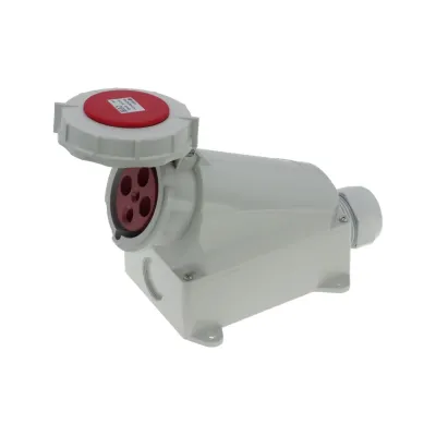 CA132 INPIN Розетка настенная 63A/400V/3P+E/IP67