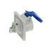 CA1366 INPIN Розетка встраиваемая 16A/230V/1P+N+E/IP44, фланец 75x75