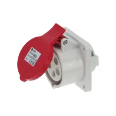 CA1385 INPIN Розетка встраиваемая 16A/400V/3P+N+E/IP44, фланец 75x75