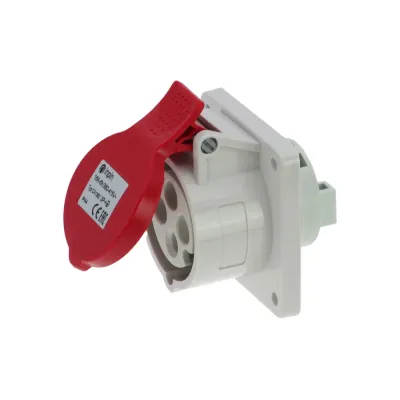 CA1390 INPIN Розетка встраиваемая 16A/400V/3P+E/IP44, фланец 75x75