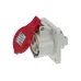 CA1390 INPIN Розетка встраиваемая 16A/400V/3P+E/IP44, фланец 75x75