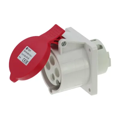 CA1399 INPIN Розетка встраиваемая 32A/400V/3P+E/IP44, фланец 75x75