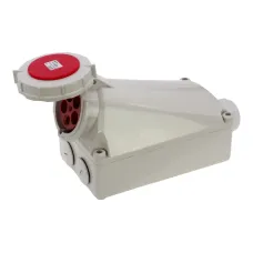 CA143 INPIN Розетка настенная 125A/400V/3P+N+E/IP67