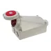CA143 INPIN Розетка настенная 125A/400V/3P+N+E/IP67 CA143 INPIN Розетка настенная 125A/400V/3P+N+E/IP67