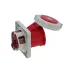 CA1457 INPIN Розетка встраиваемая 125A/400V/3P+E/IP67, фланец 130x130