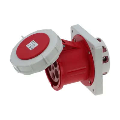 CA1461 INPIN Розетка встраиваемая 125A/400V/3P+N+E/IP67, фланец 130x130