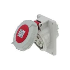 CA1485 INPIN Розетка встраиваемая наклонная 16A/400V/3P+N+E/IP67, фланец 92x100