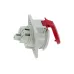 CA1496 INPIN Розетка встраиваемая наклонная 32A/400V/3P+E/IP44, фланец 92x100