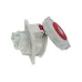 CA1551 INPIN Розетка встраиваемая наклонная 32A/400V/3P+N+E/IP67, фланец 92x100
