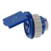 Розетка встраиваемая 16А/230V/1P+N+E/IP44 синяя Розетка встраиваемая 16А/230V/1P+N+E/IP44 синяя