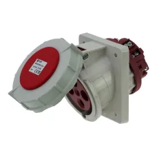 CA205 INPIN Розетка встраиваемая наклонная 63A/400V/3P+E/IP67, фланец 106x110
