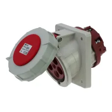 CA209 INPIN Розетка встраиваемая наклонная 63A/400V/3P+N+E/IP67, фланец 106x110