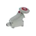 CA2644 INPIN Розетка настенная контейнерная 32A/400V/3P+E/IP67/3h, никель. конт.