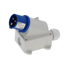 CA332 INPIN Вилка настенная 16A/230V/1P+N+E/IP44