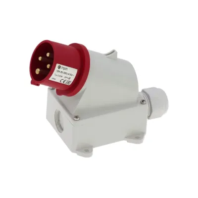 CA336 INPIN Вилка настенная 16A/400V/3P+E/IP44