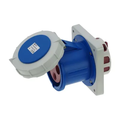 CA3380 INPIN Розетка встраиваемая 125A/230V/1P+N+E/IP67, фланец 130x130