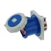 CA3380 INPIN Розетка встраиваемая 125A/230V/1P+N+E/IP67, фланец 130x130 CA3380 INPIN Розетка встраиваемая 125A/230V/1P+N+E/IP67, фланец 130x130