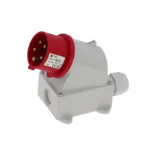 CA342 INPIN Вилка настенная 16A/400V/3P+N+E/IP44