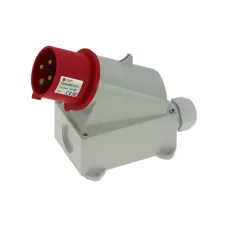 CA348 INPIN Вилка настенная 32A/400V/3P+E/IP44