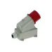CA354 INPIN Вилка настенная 32A/400V/3P+N+E/IP44