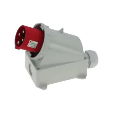 CA357 INPIN Вилка настенная 63A/400V/3P+E/IP67