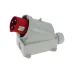 CA357 INPIN Вилка настенная 63A/400V/3P+E/IP67
