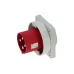 CA3583 INPIN Вилка встраиваемая 125A/400V/3P+E/IP67, фланец 130x130