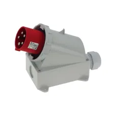 CA361 INPIN Вилка настенная 63A/400V/3P+N+E/IP67